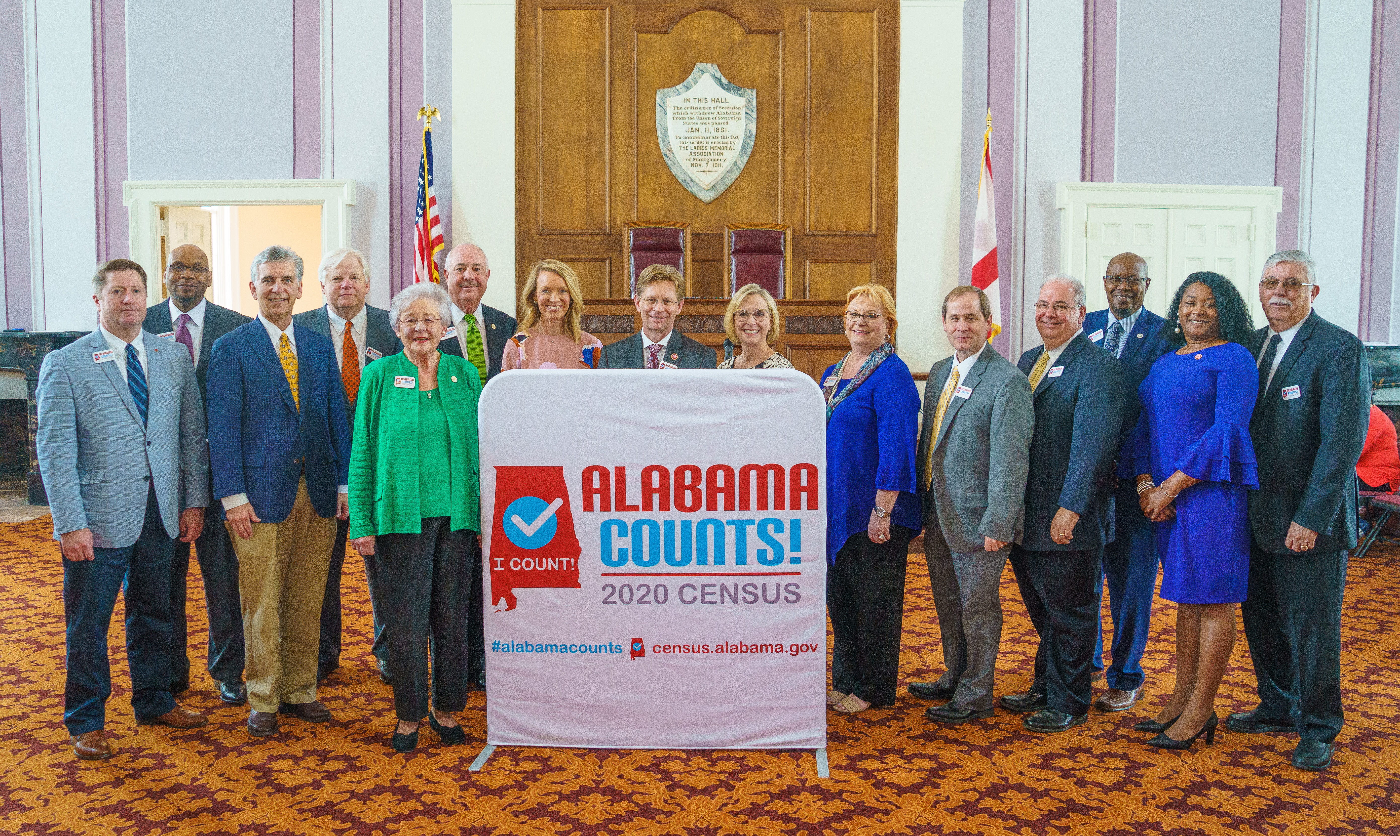 Governor Kay Ivey and the Alabama Counts Executive Committee